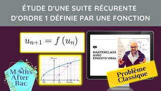 MASTERCLASS : Etude d'une suite récurrente définie par une fonction