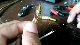 How to replace new RCA plug || Please check description box for  update
