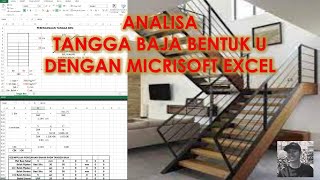 ANALISA STRUKTUR TANGGA BESI BAJA DENGAN MS EXCEL