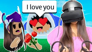 I Asked STRANGERS to be my VALENTINE in Roblox Vr Hands..