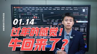 01.14A股收评：过年的感觉！牛回来了？