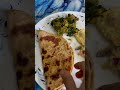 wheat paratha with methi saag and omelet easyfoodtomakeathome lunchtime