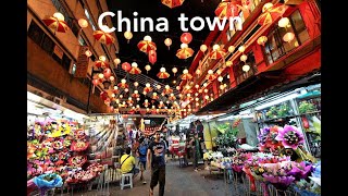 චීන කෑම සොයා ගිය ගමන..  (Chinatown -  Malaysia)