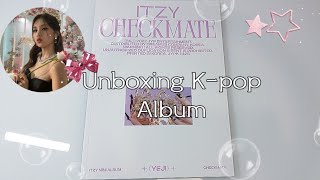 ꪆ୧ Распаковка альбома Itzy Checkmate (ver.Yeji) / K-pop album undoxing ♟️°•°