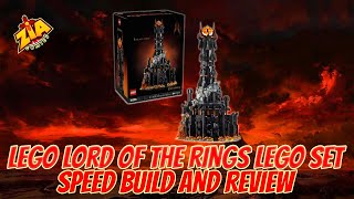 Lego Lord of the Rings Barad Dur Lego Set 10333 build and review