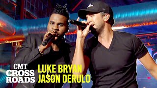 Jason Derulo & Luke Bryan Perform 'Country Girl (Shake It For Me)' | CMT Crossroads