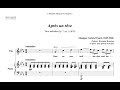 Apres un reve (G. Faure) - C Minor Piano Accompaniment - Karaoke