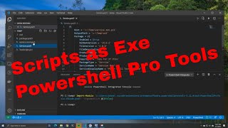 Powershell Scripts as services and console apps