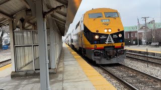 Amtk 203 (OLS) And Amtk 164 (Phase IV) Heritage Duo Leads Amtrak 8 At Western Avenue On 2/2/25