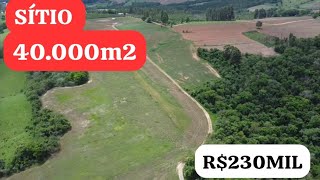 SITIO 40.000m2 EM IBAITI-PR RIACHO R$230MIL