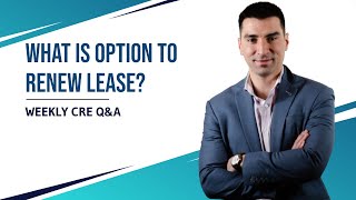 What is Option To Renew Lease Clause?