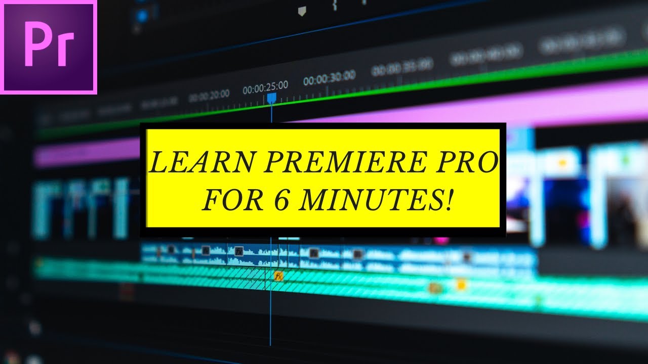 Learn Adobe Premiere Pro For 6 Minutes! | Tutorial For Beginners. - YouTube