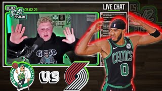 Jayson Tatum 33 Points in TOUGH LOSS vs Blazers (Celtics Post Game Show vs Trail Blazers | 5/2/21)