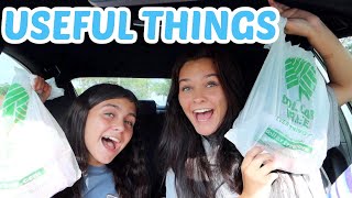 DOLLAR TREE SHOPPING HAUL OF USEFUL THINGS! EMMA AND ELLIE