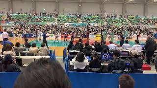 ジェイテクトSTINGS VS JTサンダース  西田 有志  バックアタック マッチポイント