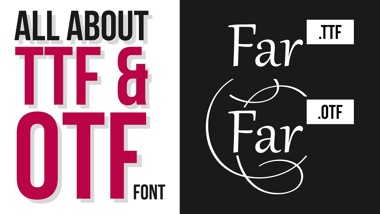Difference Between Otf And Ttf Fonts Clockfess