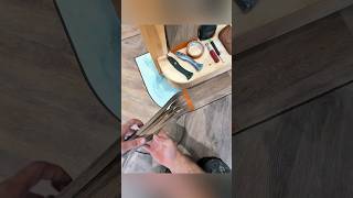 How to Bend a Flooring Border Around Curved Stairs 👌