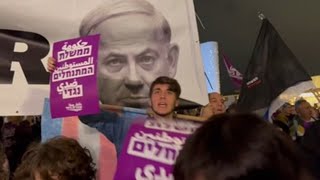 Miles de personas protestan contra reforma judicial de nuevo Gobierno israelí