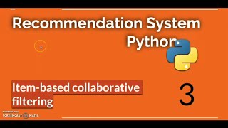 Item based Collaborative filtering in Python Part B