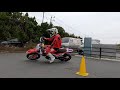 【crf150l】モタードで【nsr250】のお友達とジム練してみたら最高に楽しかった　i had a lot of fun practicing gymkhana at crf