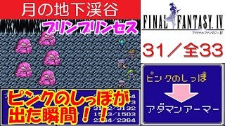 FF4攻略#31『プリンプリンセス／ピンクのしっぽ／アダマンアーマー』レアアイテム・レアモンスター｜ファイナルファンタジー4｜FINAL FANTASY IV｜MIZUKENミズケ