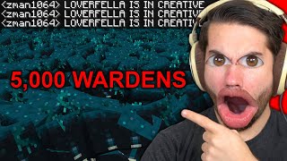 Crashing a Pay-to-win Minecraft Server with WARDENS - Loverfella