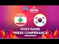 Lebanon v Korea - Press Conference - FIBA Women's Asia Cup 2023 - Division A