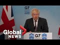 G7 leaders pledge 1 billion COVID-19 vaccine doses to poorer nations: UK PM Johnson