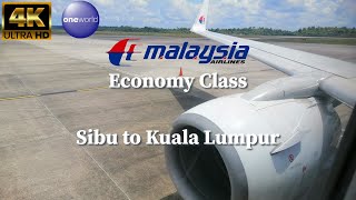 Malaysia Airlines | 2024 Domestic flight | Sibu to Kuala Lumpur on refurbished B737-800