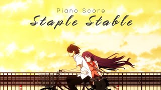 【ピアノ楽譜（中級）】staple stable - 戦場ヶ原ひたぎ