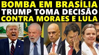 Bomba! TRUMP TOMOU DECISÃO C0NTRA MORAES E LULA! DECRETOS AJUDAM JAIR BOLSONARO A VOLTAR EM 2026