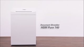 HSM Pure 740 Paper Shredder Security