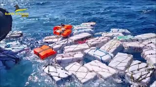 2 tons of cocaine found floating in sea