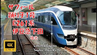 サフィール踊り子1号 E261系 伊豆急下田ゆき (前面展望)　Limited Exp Saphir Odoriko No.1 , For Izukyu-Shimoda