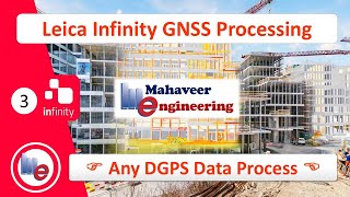 Leica Infinity GNSS Raw Data Processing | Static Data