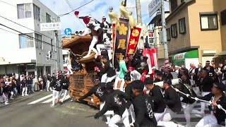 南掃守だんじり祭り2023年10月7日パレード