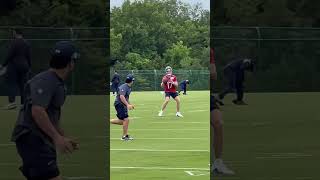 #Titans QB Ryan Tannehill misses his target on a roll-out drill. #tennesseetitans #shorts #nfl