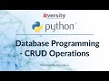 Mastering Python - Database Programming - CRUD Operations - 10 Querying Data From Table
