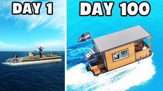 We Spent 100 Days Building our Dream Houseboat!