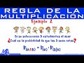 Regla de la multiplicación Probabilidad | Ejemplo 2