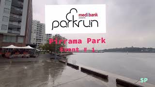 Visiting Event # 1 Pirrama Park Run in Pyrmont