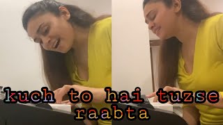 अमृता खानविलकरने गायले गाणे !| amruta Khanvilkar singing on piano