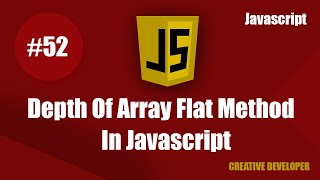 Array flat method in depth || Array flat method || Array flat in javascript || Flat || Javascript