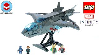 LEGO Marvel 76248 The Avengers Quinjet - LEGO Speed Build Review