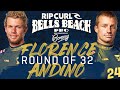 John John Florence vs Kolohe Andino | Rip Curl Pro Bells Beach - Round of 32 Heat Replay