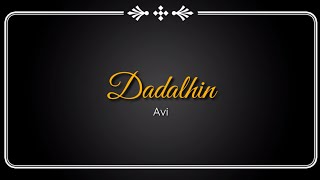 karaoke| Dadalhin - Avi