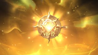 Sea of conquest:   Boosting to VIP 17 and showing VIP 18 buffs