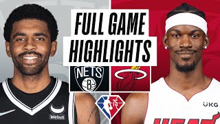NETS at HEAT | FULL GAME HIGHLIGHTS | February 12, 2022