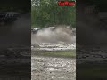 #shorts Big Red Jeep Dives In Mudding #mudbog