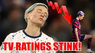 Megan Rapinoe and WOKE USWNT suffer TV Ratings DISASTER in LOSS to Sweden! Americans DIDN'T watch!